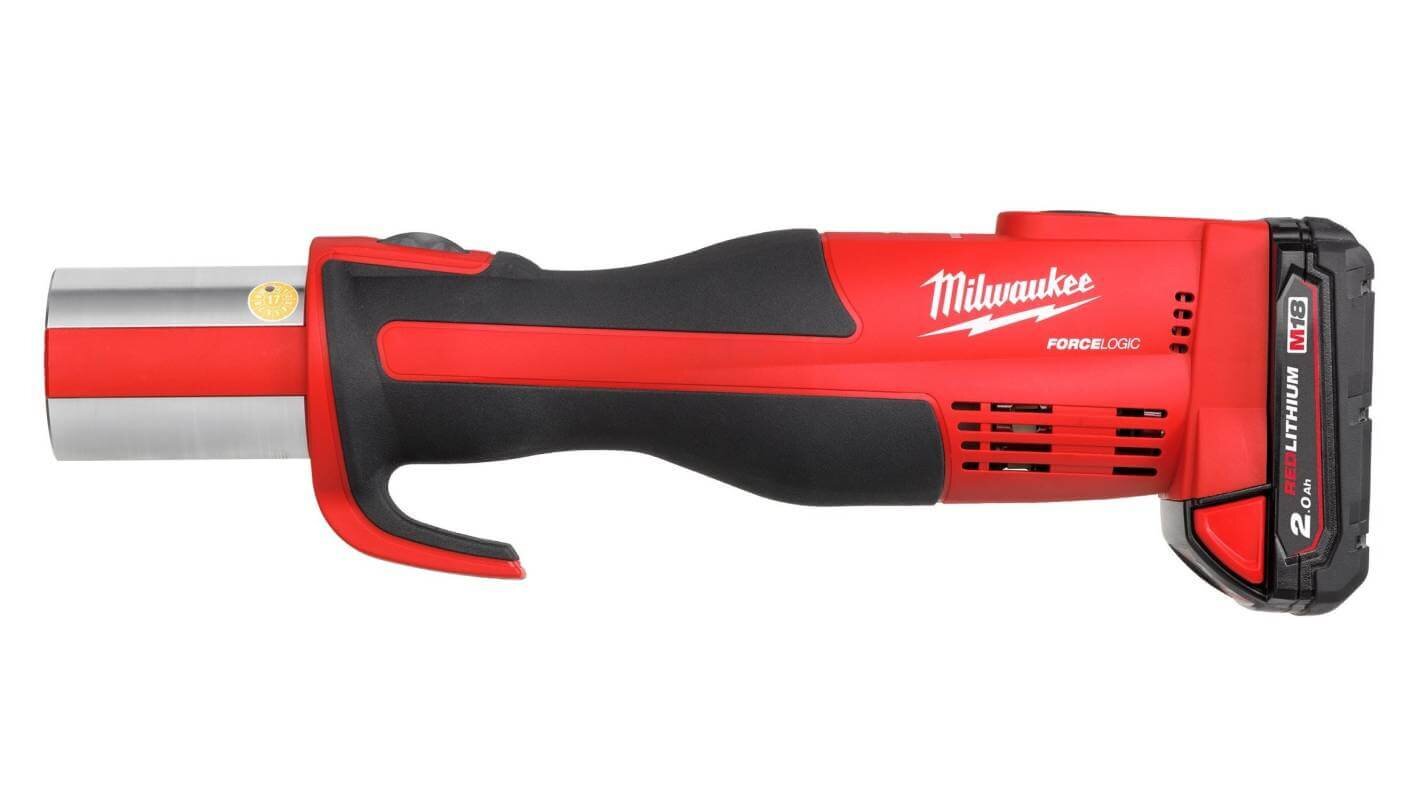 Инструмент для обжима труб гидравлический аккумуляторный MILWAUKEE M18 BLHPT-202C V-SET +оснастка (4933451134)