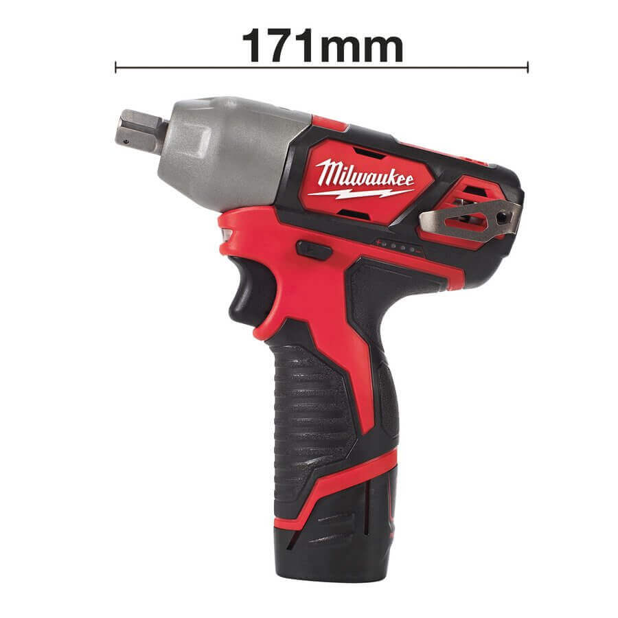 Гайковерт аккумуляторный ударный MILWAUKEE M12 BIW12-202C (4933447133)