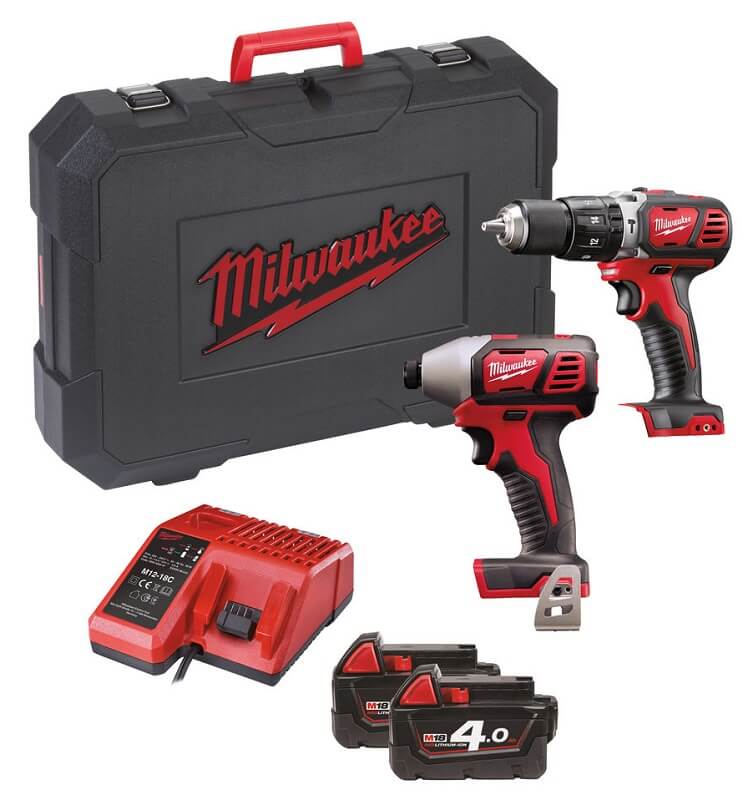 Набор аккумуляторного инструмента MILWAUKEE M18 BPP2C-402C (4933443552)