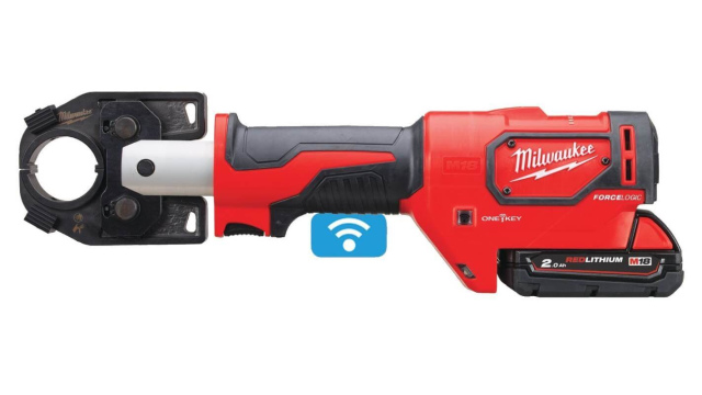 Инструмент для обжима кабеля гидравлический аккумуляторный MILWAUKEE M18 HCCT-201C (4933451194)