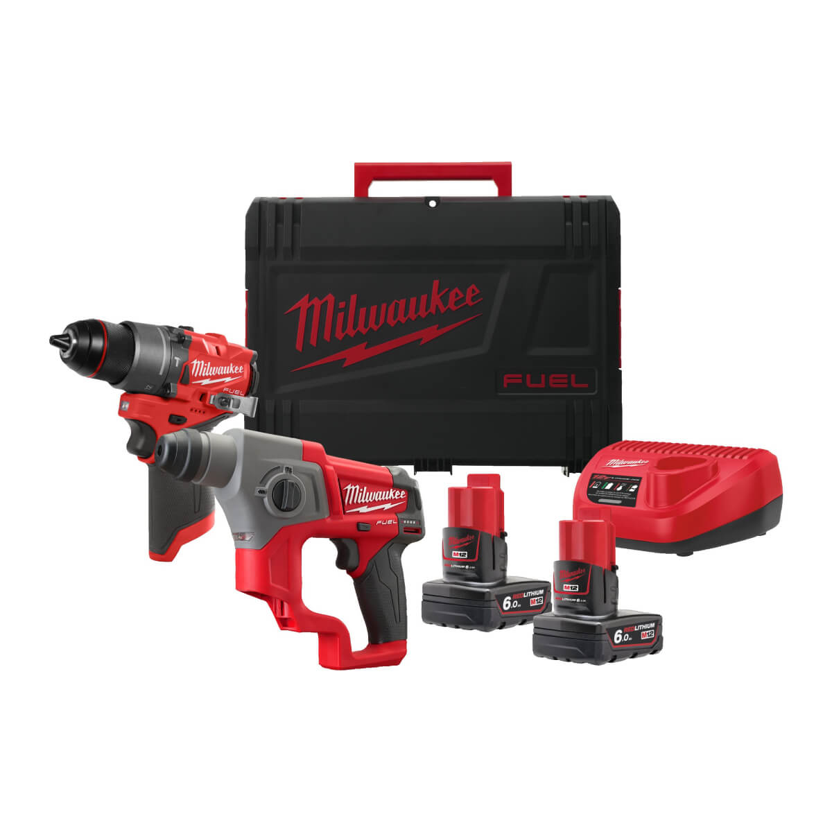 Набор аккумуляторного инструмента MILWAUKEE M12 FPP2F2-602X FUEL (4933480591)