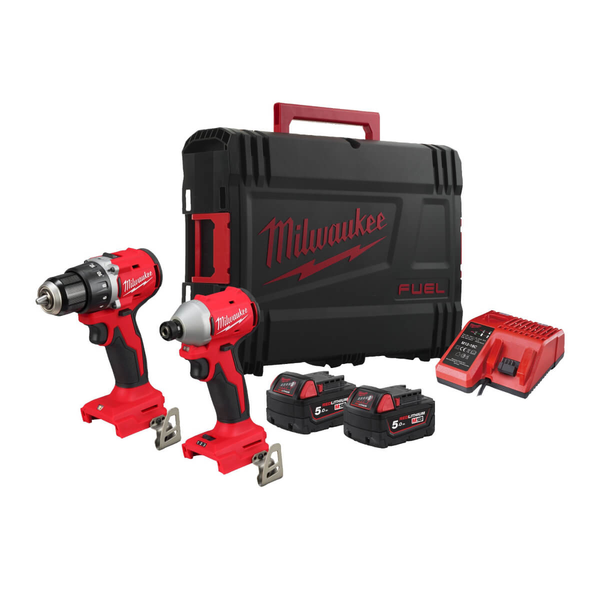 Набор аккумуляторного инструмента MILWAUKEE M18 BLCPP2B-502C FUEL замена 4933464718 (4933492837)