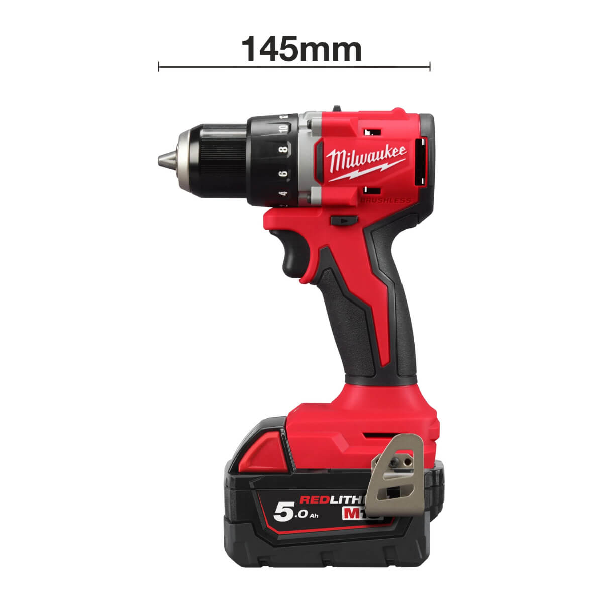 Дрель-шуруповерт MILWAUKEE M18 BLDDRC-402C замена 4933464539 (4933492834) [18В, 2х4 Ач, бесщеточный, кейс]