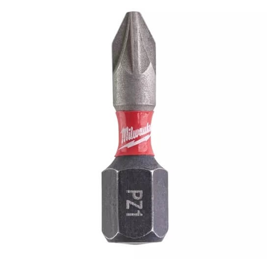 Бита крестовая MILWAUKEE SHOCKWAVE Impact Duty PZ1х25 мм, 2 шт. (4932430860)