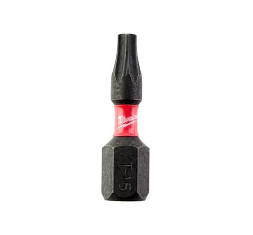 Бита TORX MILWAUKEE SHOCKWAVE Impact Duty T15х25 мм, 2 шт. (4932430872)