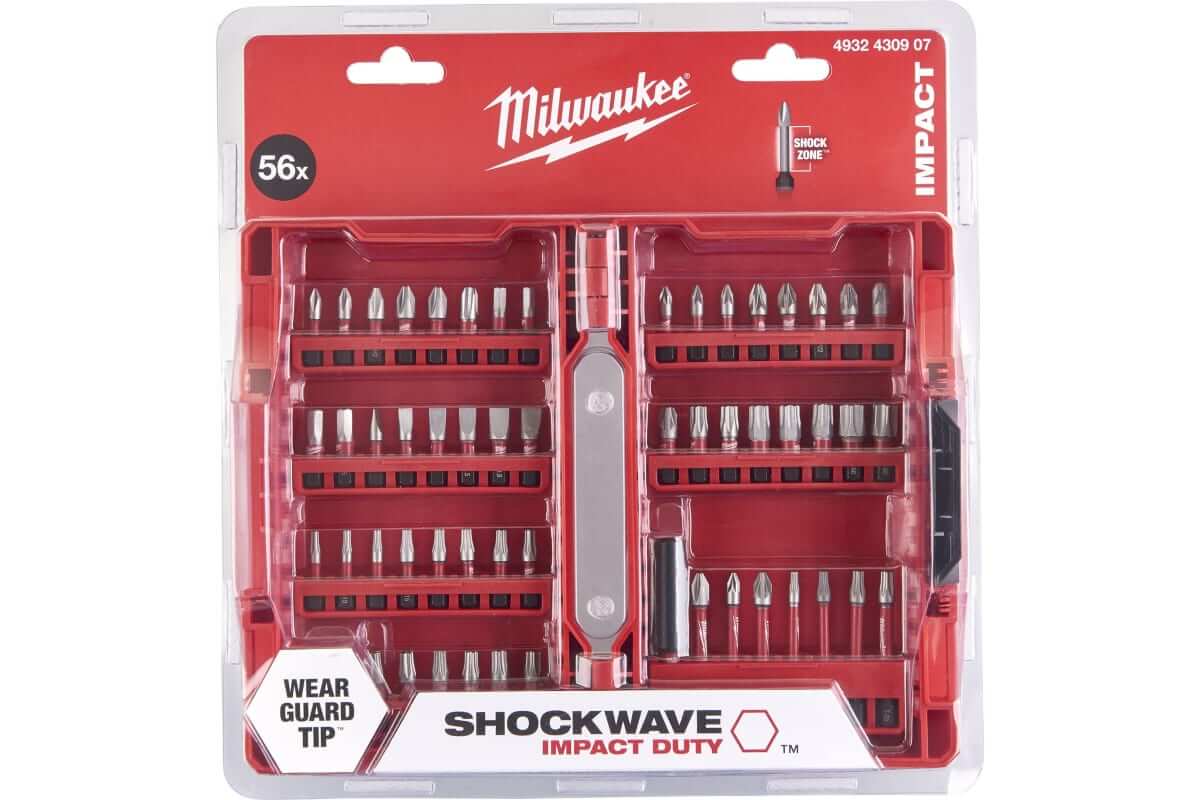 Набор бит MILWAUKEE SHOCKWAVE 56 предметов (4932430907)