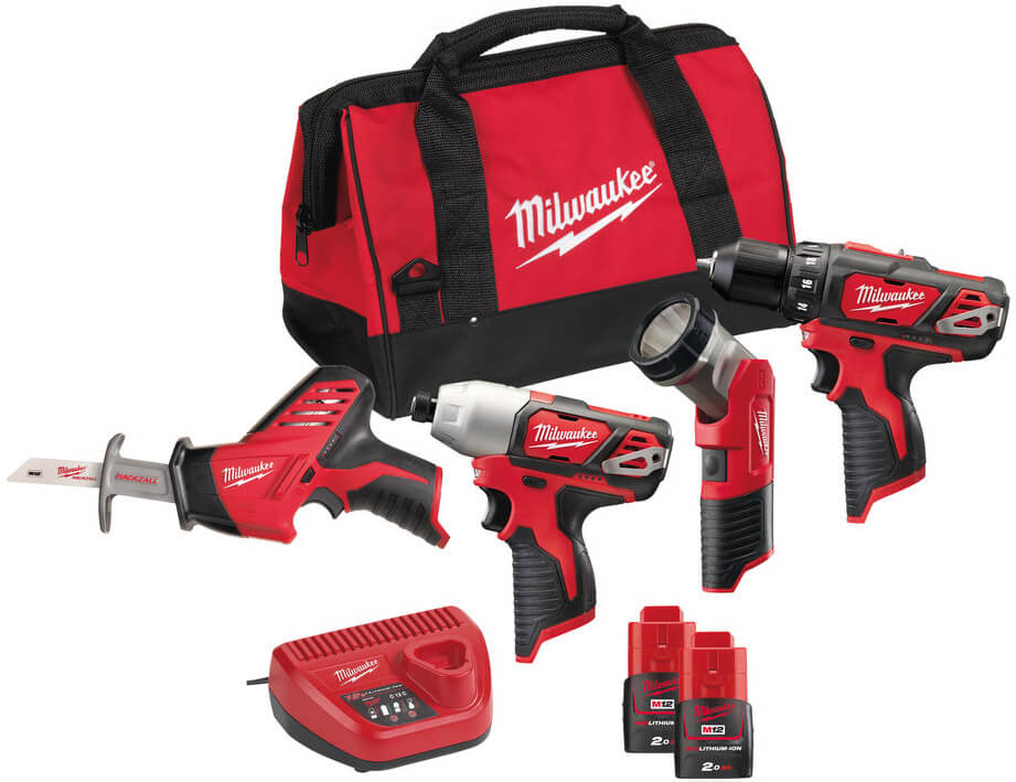 Набор аккумуляторного инструмента MILWAUKEE M12 BPP4A-202B (4933441240)