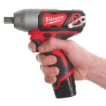 Гайковерт аккумуляторный ударный MILWAUKEE M12 BIW12-0 без АКБ и ЗУ (4933447134)