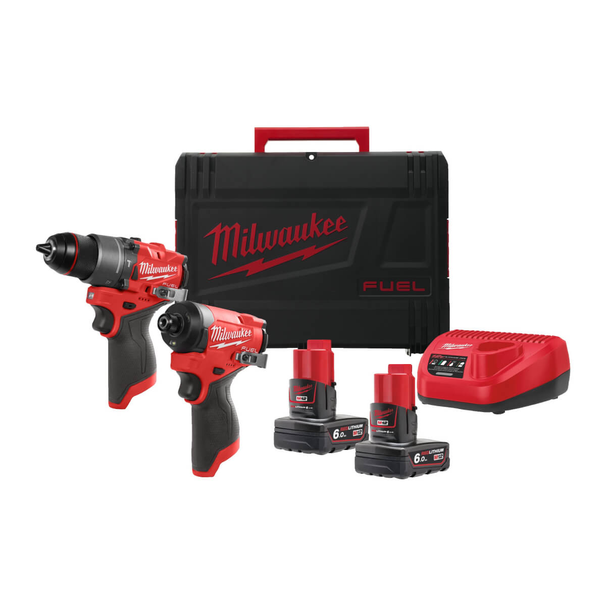 Набор аккумуляторного инструмента MILWAUKEE M12 FPP2A2-602X FUEL (4933480588)