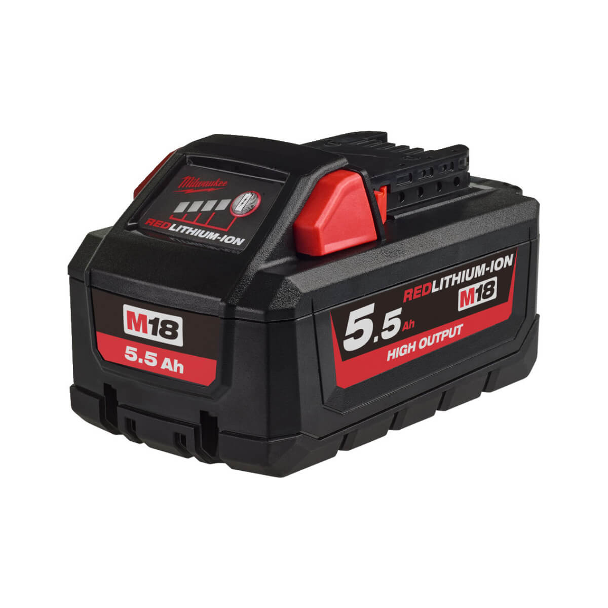 Аккумулятор MILWAUKEE M18 HB5.5 REDLITHIUM HIGH OUTPUT 18V 5.5Ah Li-Ion (4932464712)