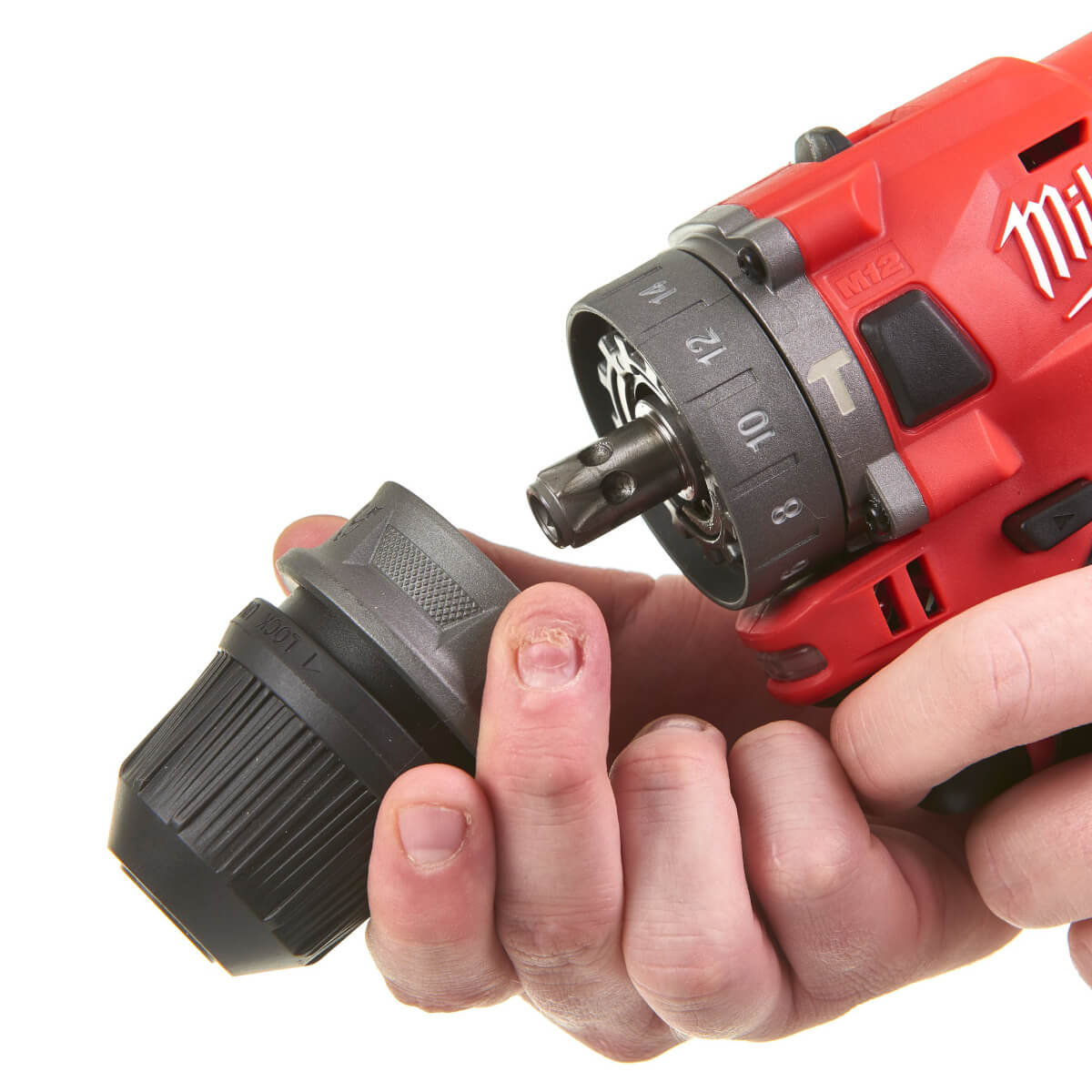 Дрель-шуруповерт ударный MILWAUKEE M12 FPDXKIT-202X FUEL со сменным патроном (4933464138) [12В, 3х2 Ач, HD кейс]