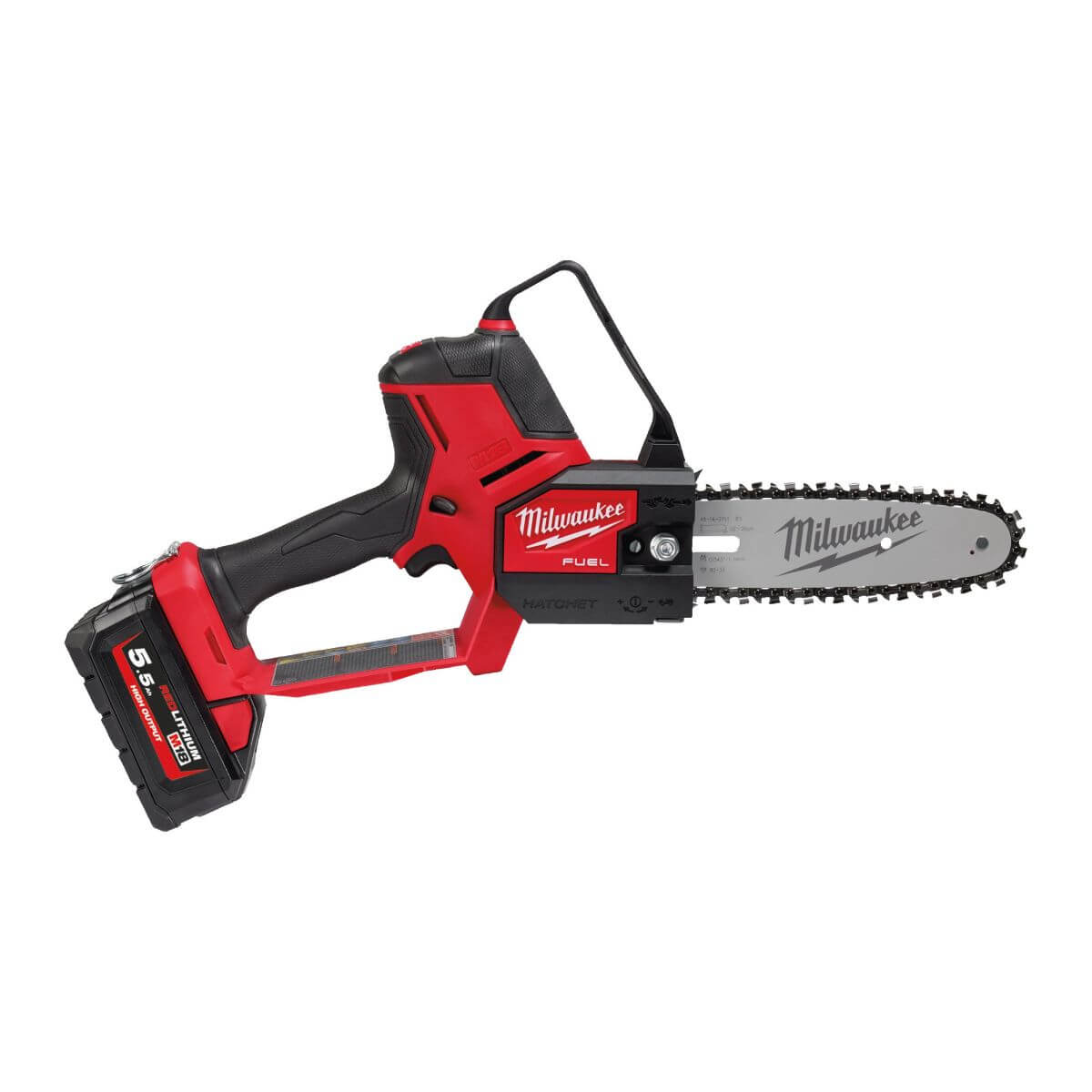 Пила цепная аккумуляторная MILWAUKEE M18 FHS20-552 FUEL (4933480118) [18В, 2х5.5 Ач, з/у]