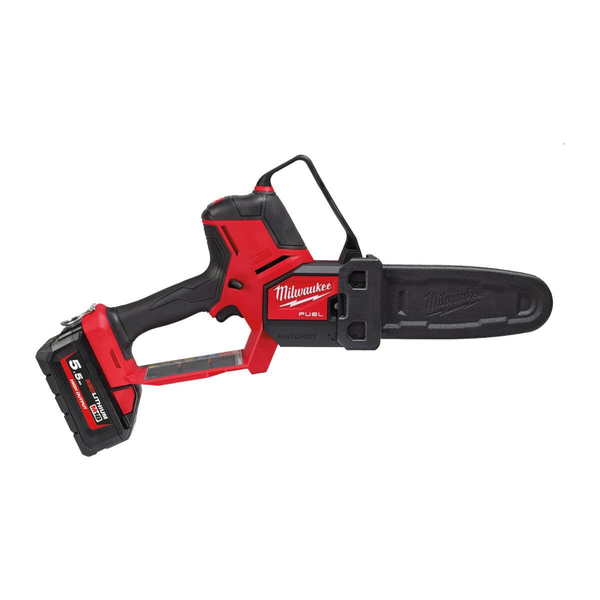 Пила цепная аккумуляторная MILWAUKEE M18 FHS20-552 FUEL (4933480118) [18В, 2х5.5 Ач, з/у]