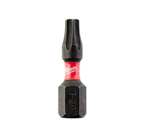 Бита TORX MILWAUKEE SHOCKWAVE Impact Duty T20х25 мм, 2 шт. (4932430874)