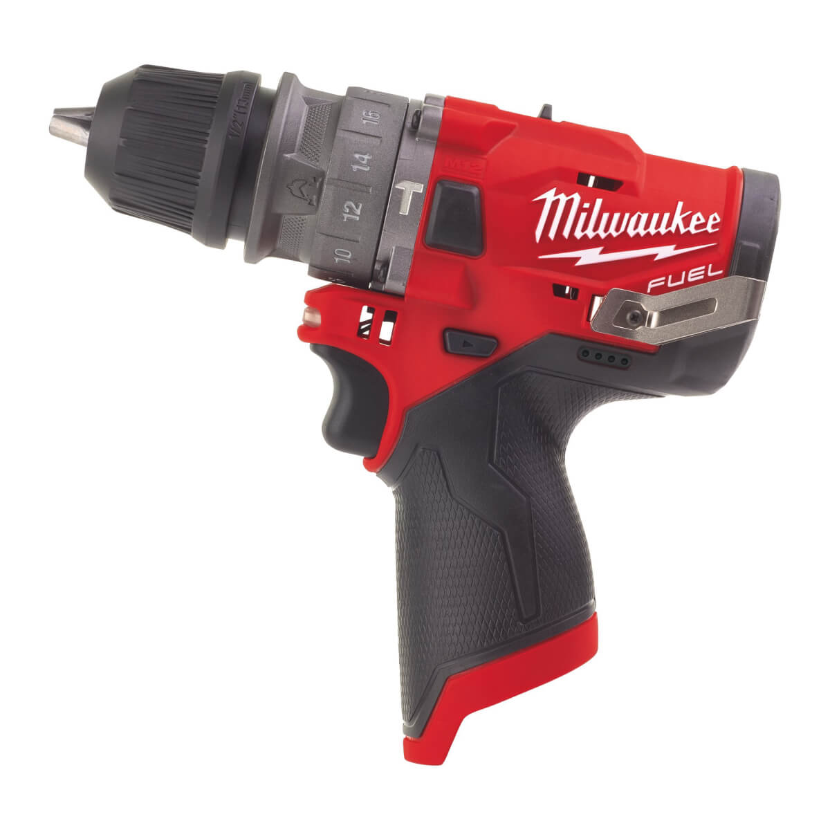 Дрель-шуруповерт ударная MILWAUKEE M12 FPDX-0 FUEL со сменным патроном (4933464135) [12В, без АКБ и ЗУ, картон]