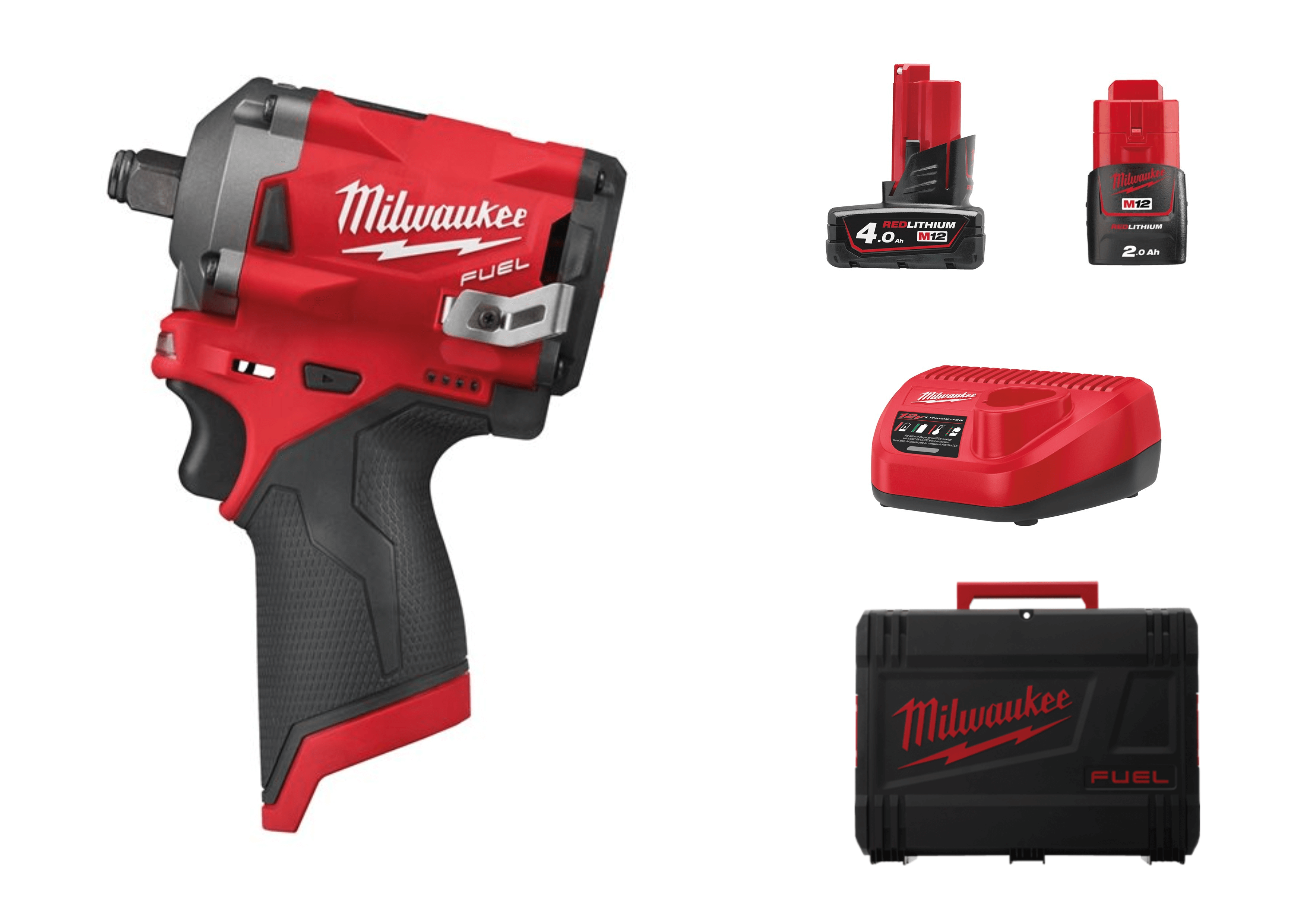 Гайковерт аккумуляторный ударный MILWAUKEE M12 FUEL FIWF12-422X (4933464616)