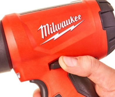 Фен строительный аккумуляторный (термофен) MILWAUKEE M18 BHG-502C 18.0V 5.0Ah