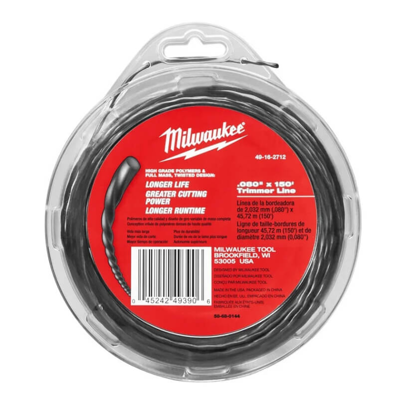 Леска триммерная MILWAUKEE 2.4x45м (49162712)