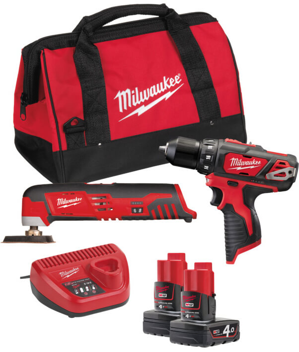 Набор аккумуляторного инструмента MILWAUKEE M12 BPP3A-202B (4933441225)