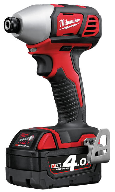 Дрель-шуруповерт импульсный Milwaukee M18 BID-402C (4933443580) [18В, 2x4,0 Ач, кейс]