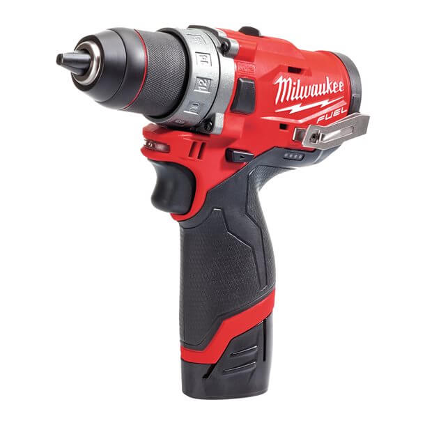 Дрель-шуруповерт MILWAUKEE M12 FDD-202X (4933459816) [12В, 2x2,0 Ач, бесщеточный, кейс]