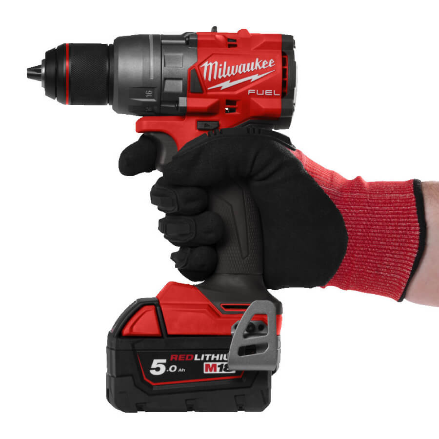 Дрель-шуруповерт MILWAUKEE M18 FDD3-502X FUEL (4933479863) [18В, 2х5 Aч, бесщеточный, HD-кейс]