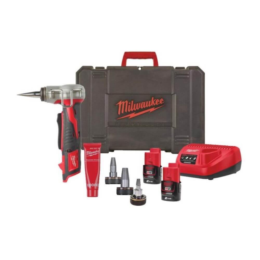 Труборасширитель аккумуляторный MILWAUKEE M12 C12PXP-I10202C (4933441730) [12В, 2х2 Ач, з/у, кейс]