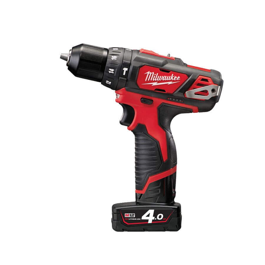 Дрель-шуруповерт ударный Milwaukee M12 BPD-402C (4933441935) [12В, 2x4,0 Ач, кейс]