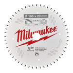 Диск пильный по алюминию MILWAUKEE 165x20x52Т (4932471296)