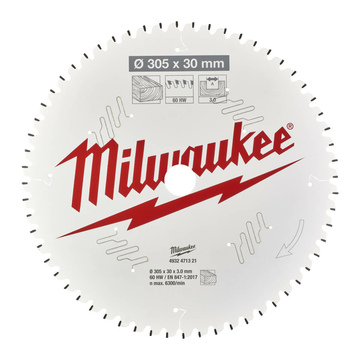 Диск пильный по дереву MILWAUKEE 305x30x60Т замена 4932352141 (4932471321)
