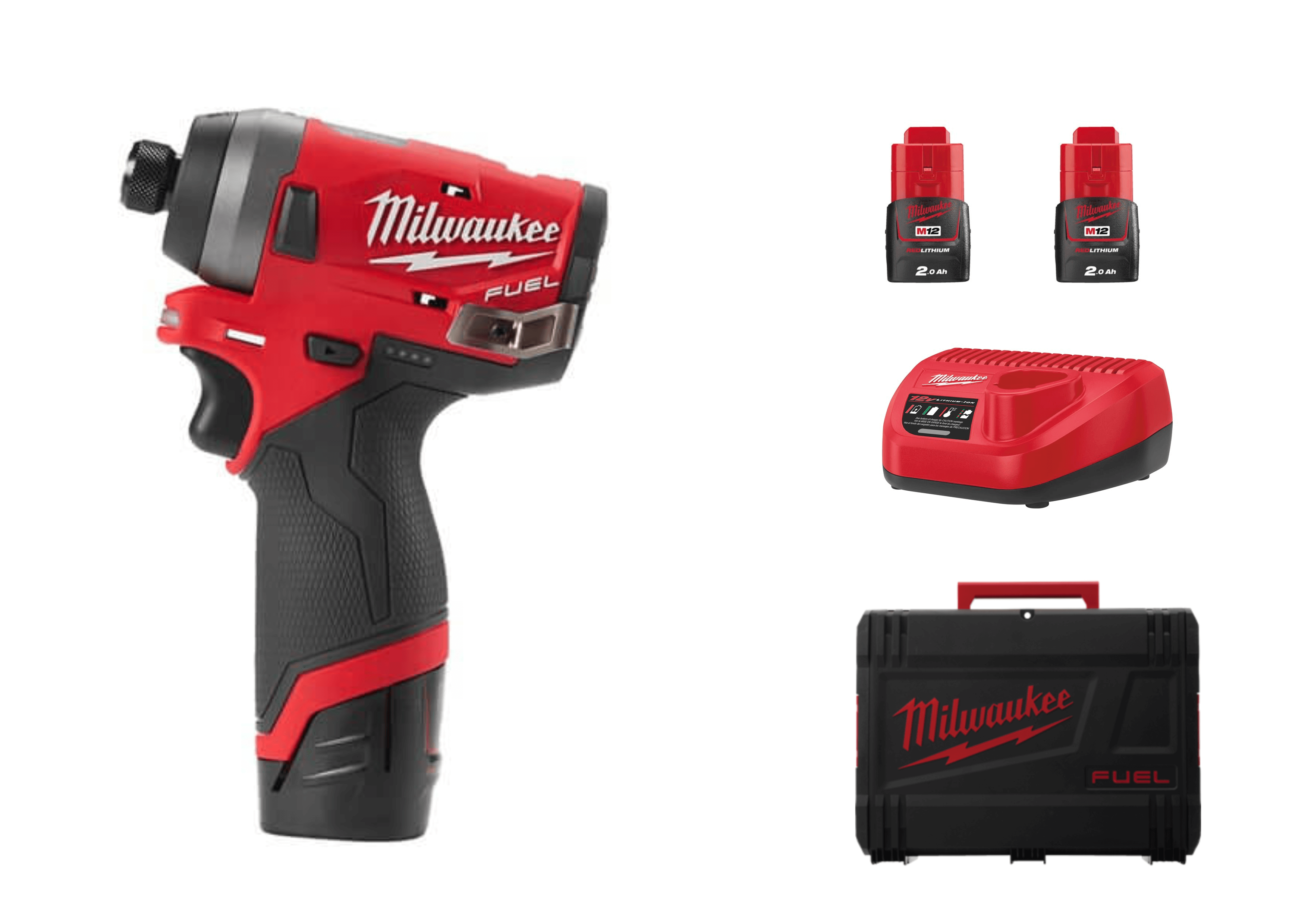 Винтоверт аккумуляторный ударный MILWAUKEE M12 FUEL FID-202X (4933459823)