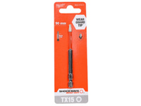 Бита TORX MILWAUKEE SHOCKWAVE TX15х90 мм (4932471571)