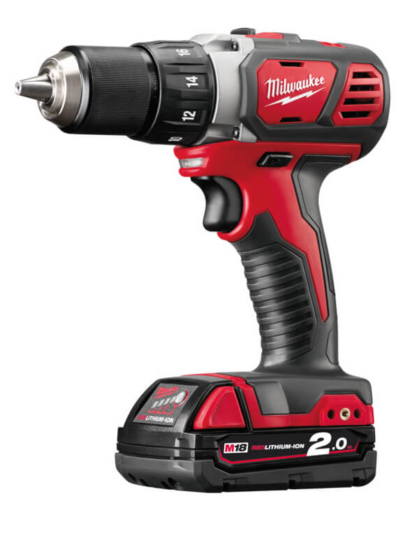 Дрель-шуруповерт Milwaukee M18 BDD-202C (4933443555) [18В, 2x2,0 Ач, кейс]