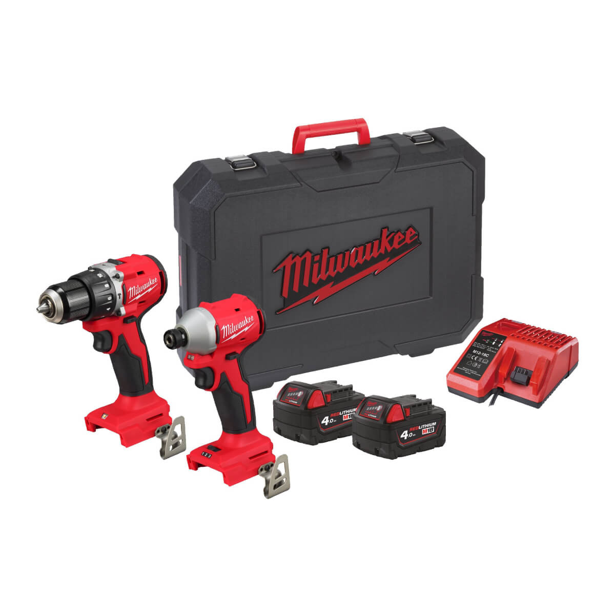 Набор аккумуляторного инструмента MILWAUKEE M18 BLCPP2A-402C FUEL замена 4933464536 (4933492827)