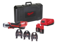 Инструмент для обжима труб гидравлический аккумуляторный MILWAUKEE M12 HPT-202C M-KIT (4933443095)