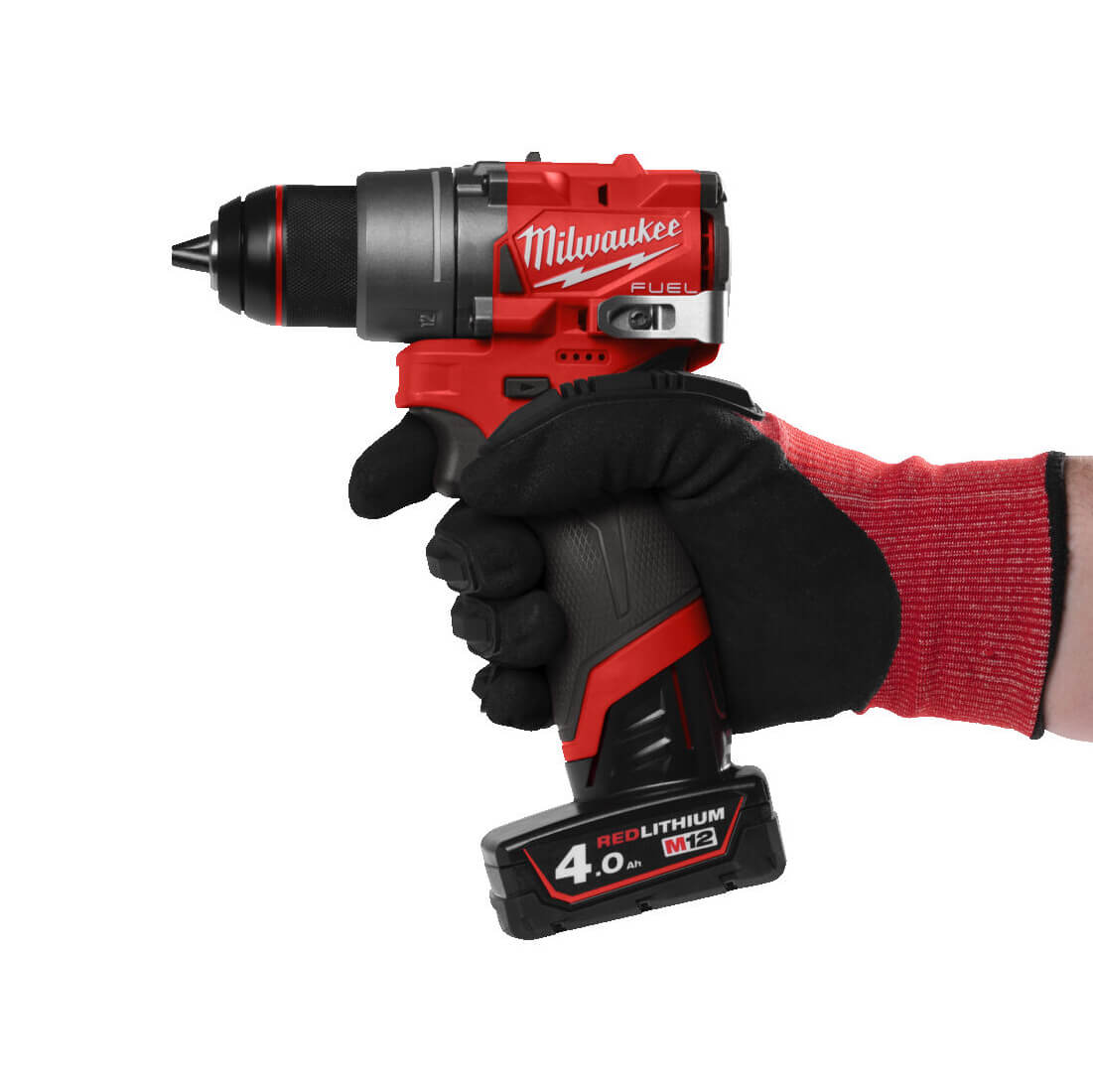 Дрель-шуруповерт MILWAUKEE M12 FDD2-402X FUEL (4933479874) [12.В, 2х4.0 Aч, бесщеточный, кейс]