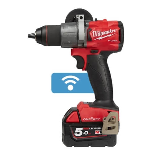 Дрель-шуруповерт ударный Milwaukee M18 FUEL ONEPD2-502X ONE-KEY (4933464527) [18В, 2x5,0 Ач, кейс]