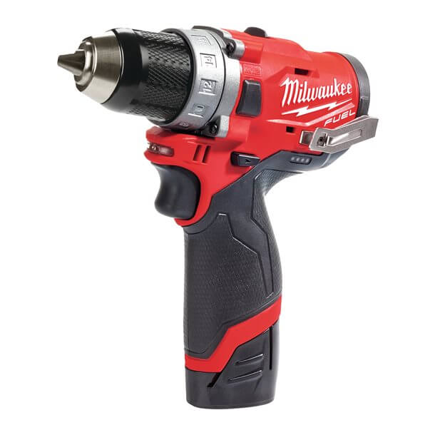 Дрель-шуруповерт MILWAUKEE M12 FDD-202X (4933459816) [12В, 2x2,0 Ач, бесщеточный, кейс]