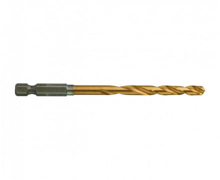 Сверло по металлу 5.5 мм MILWAUKEE RedHEX HSS-G TiN, шестигранный хвостовик (48894764)