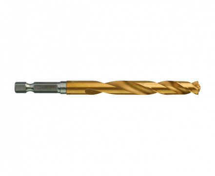 Сверло по металлу 9.0 мм MILWAUKEE RedHEX HSS-G TiN, шестигранный хвостовик (48894721)