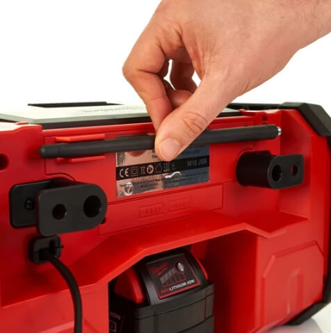 Радио аккумуляторное MILWAUKEE M18 JSR DAB+-0 без АКБ и ЗУ (4933451251)