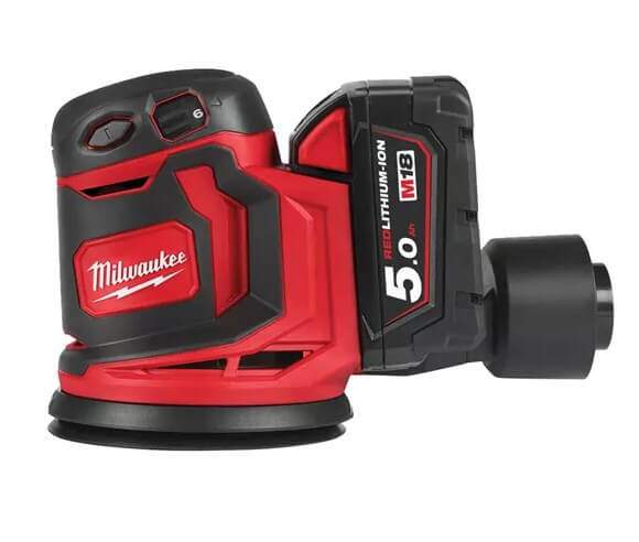 Шлифмашина эксцентриковая (орбитальная) аккумуляторная MILWAUKEE M18 BOS125 без АКБ и ЗУ (4933464228