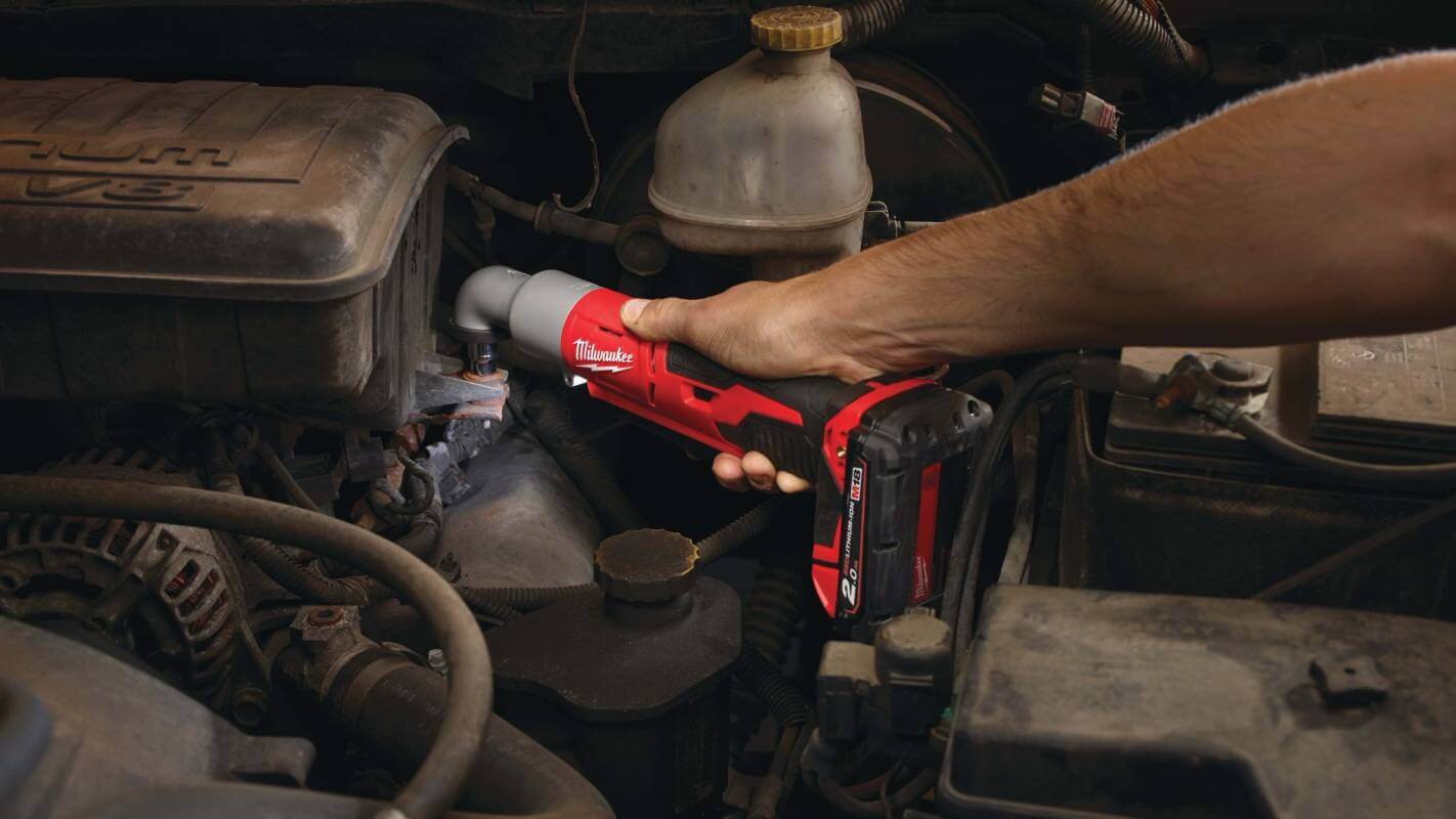 Гайковерт аккумуляторный ударный, угловой MILWAUKEE M18 BRAIW-0 без АКБ и ЗУ (4933447899)