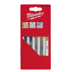 Набор пилок для лобзика MILWAUKEE (4932345825), 5шт.