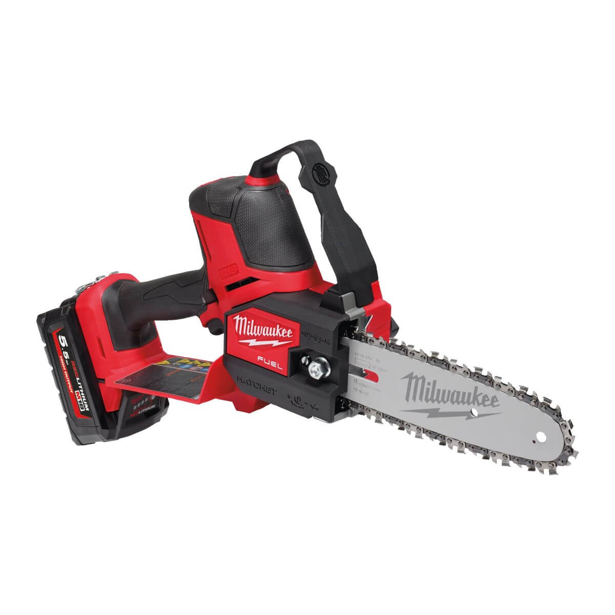 Пила цепная аккумуляторная MILWAUKEE M18 FHS20-552 FUEL (4933480118) [18В, 2х5.5 Ач, з/у]