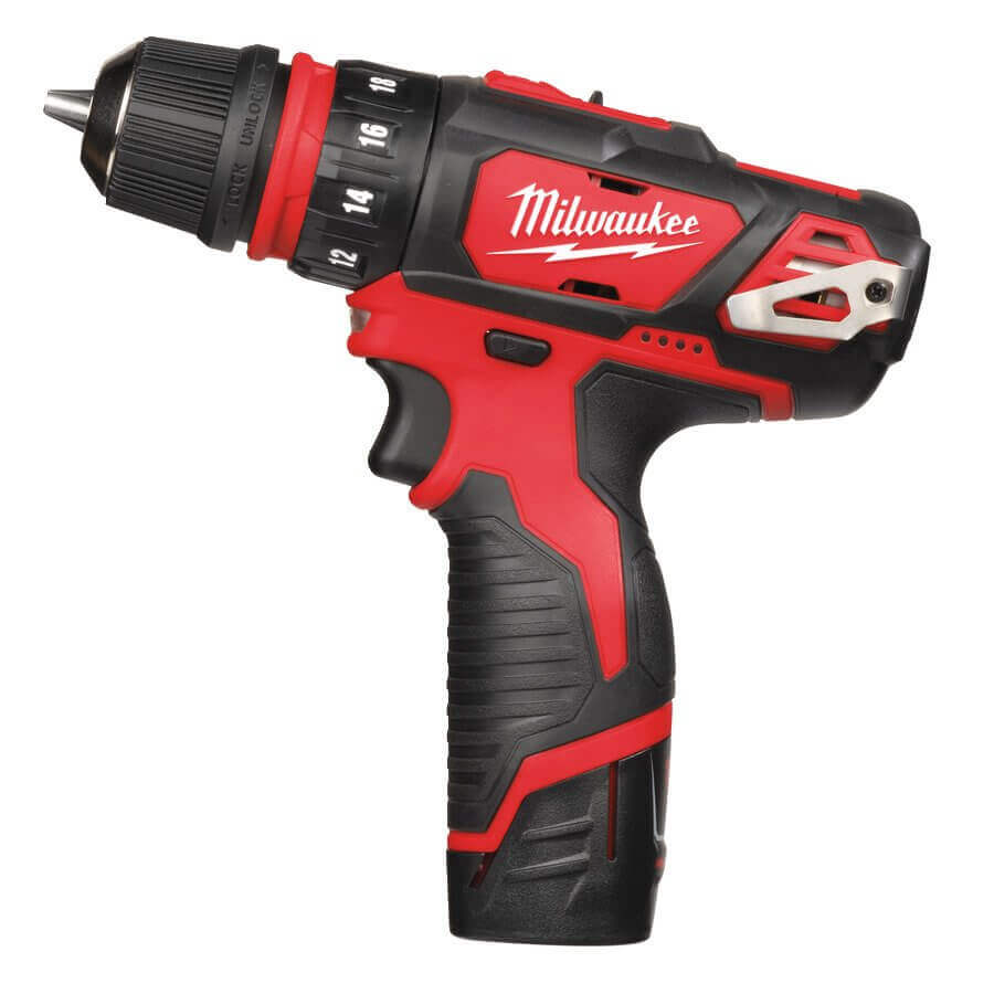 Дрель-шуруповерт Milwaukee M12 BDDXKIT-202C (4933447836) [12В, 2x2,0 Ач, кейс, насадки 3 шт]