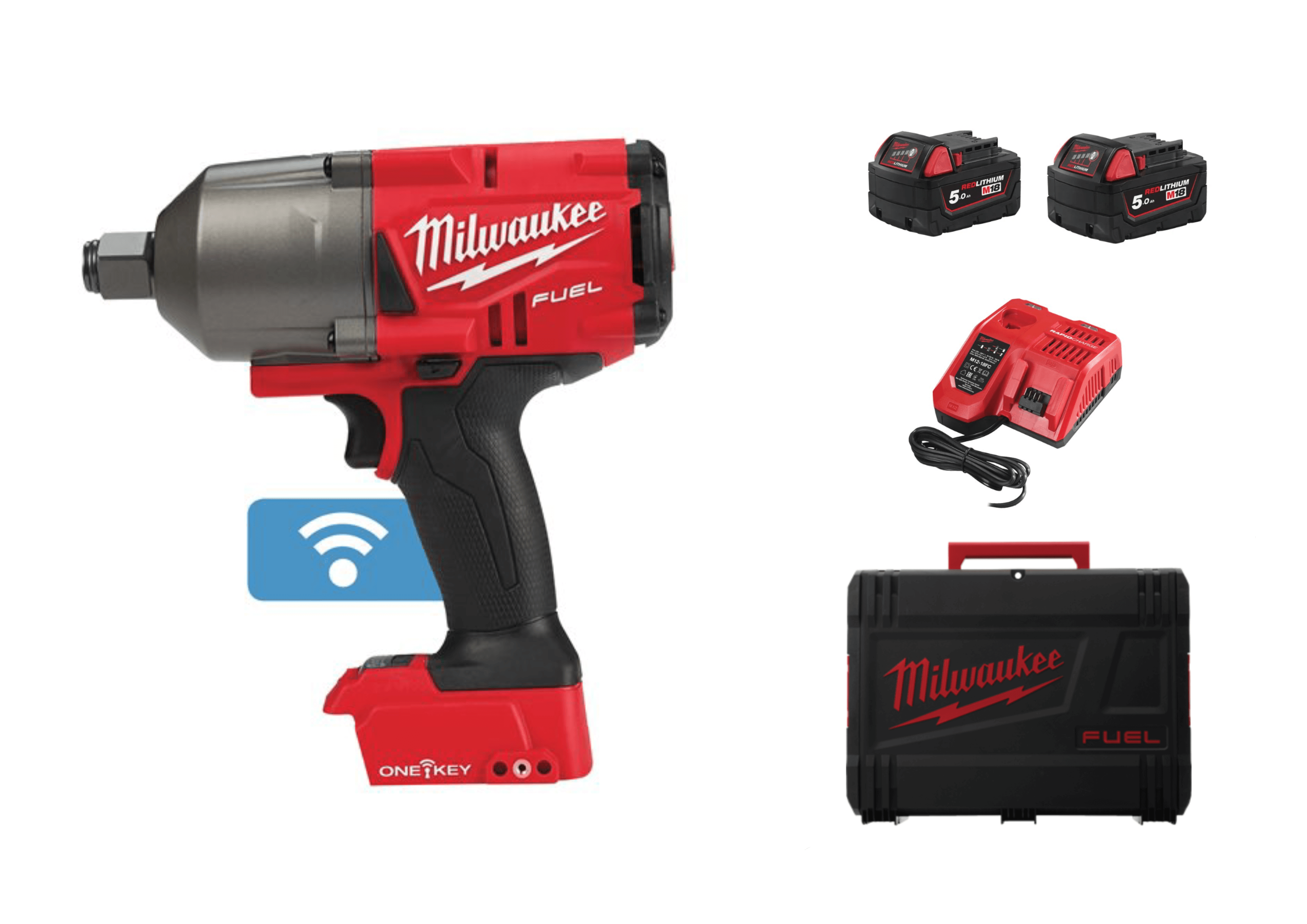 Гайковерт аккумуляторный ударный MILWAUKEE M18 FUEL ONEFHIWF34-502X (4933459730)