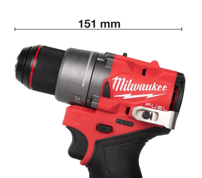 Дрель-шуруповерт MILWAUKEE M12 FDD2-202 (4933479873) [12В, 2x2,0 Ач, бесщеточный, кейс]