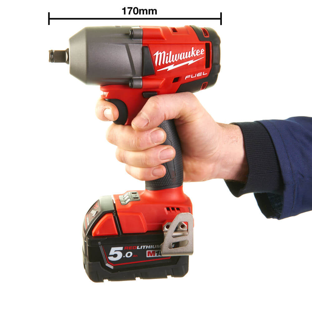 Гайковерт аккумуляторный ударный MILWAUKEE M18 FMTIWF12-502X (4933459185)