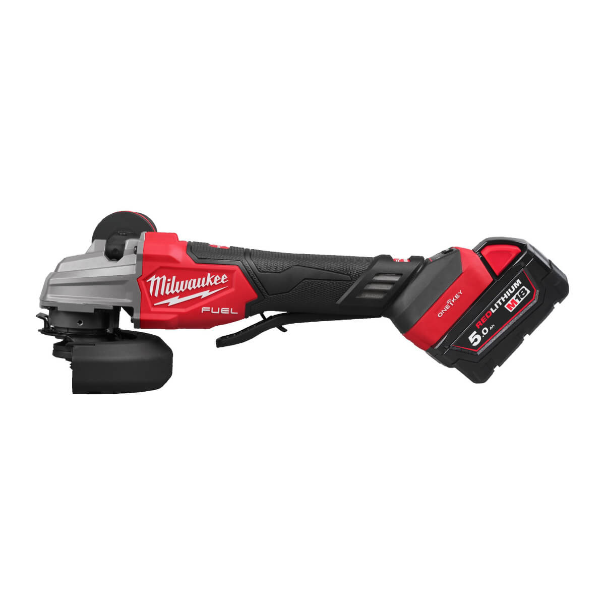 Шлифмашина угловая аккумуляторная MILWAUKEE M18 FSAGSVO125X-502X FUEL ONE-KEY (4933493553)